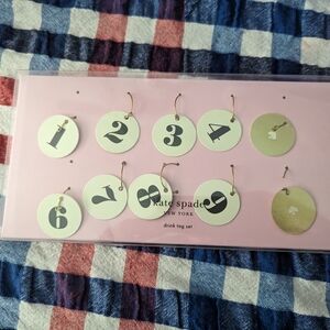 Kate Spade Sealed Drink Tags Set NWT